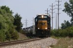 CSX 6244 rounds the curve with Y106